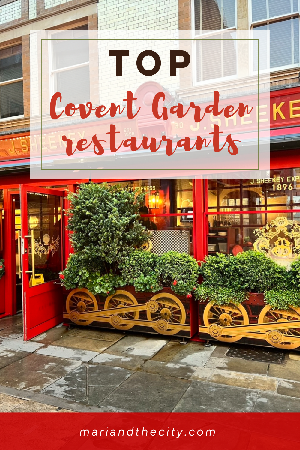 Top Covent Garden restaurants