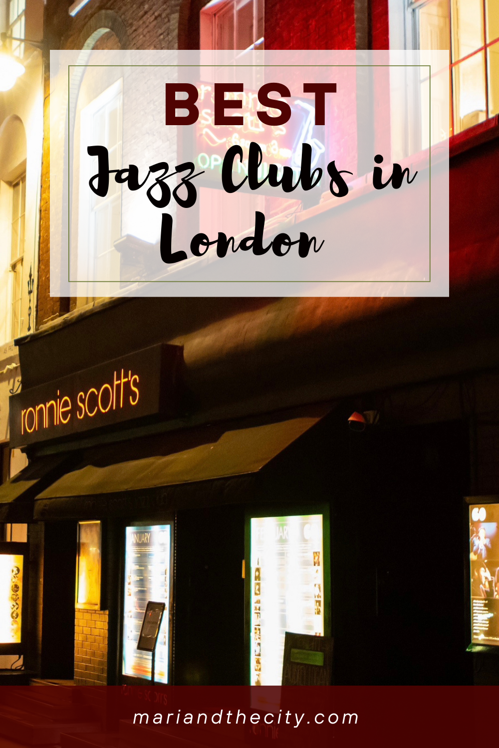 Best Jazz Clubs in London