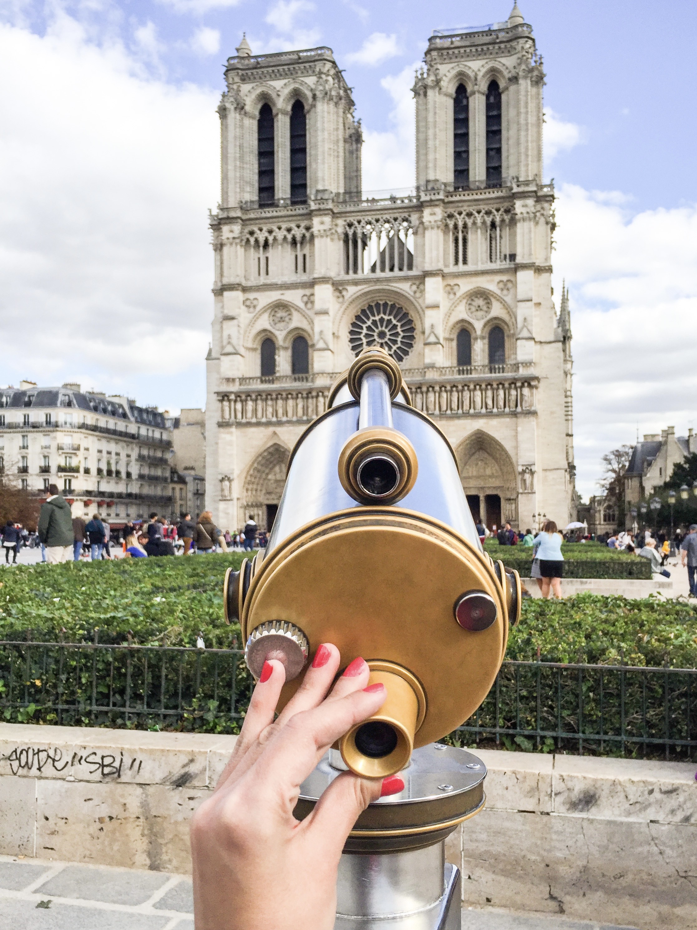 Notre Dame- most famous buildings in Paris