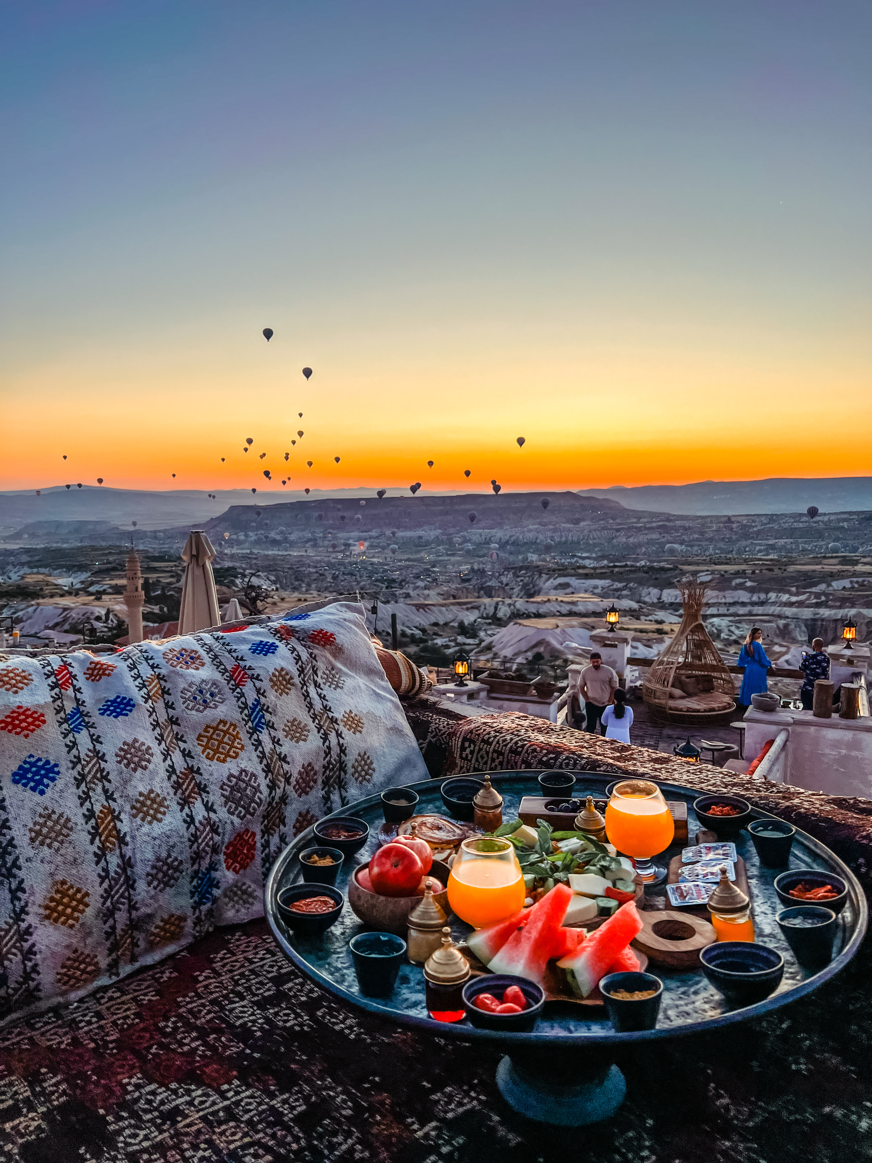 Breakfast with a view in Cappadocia