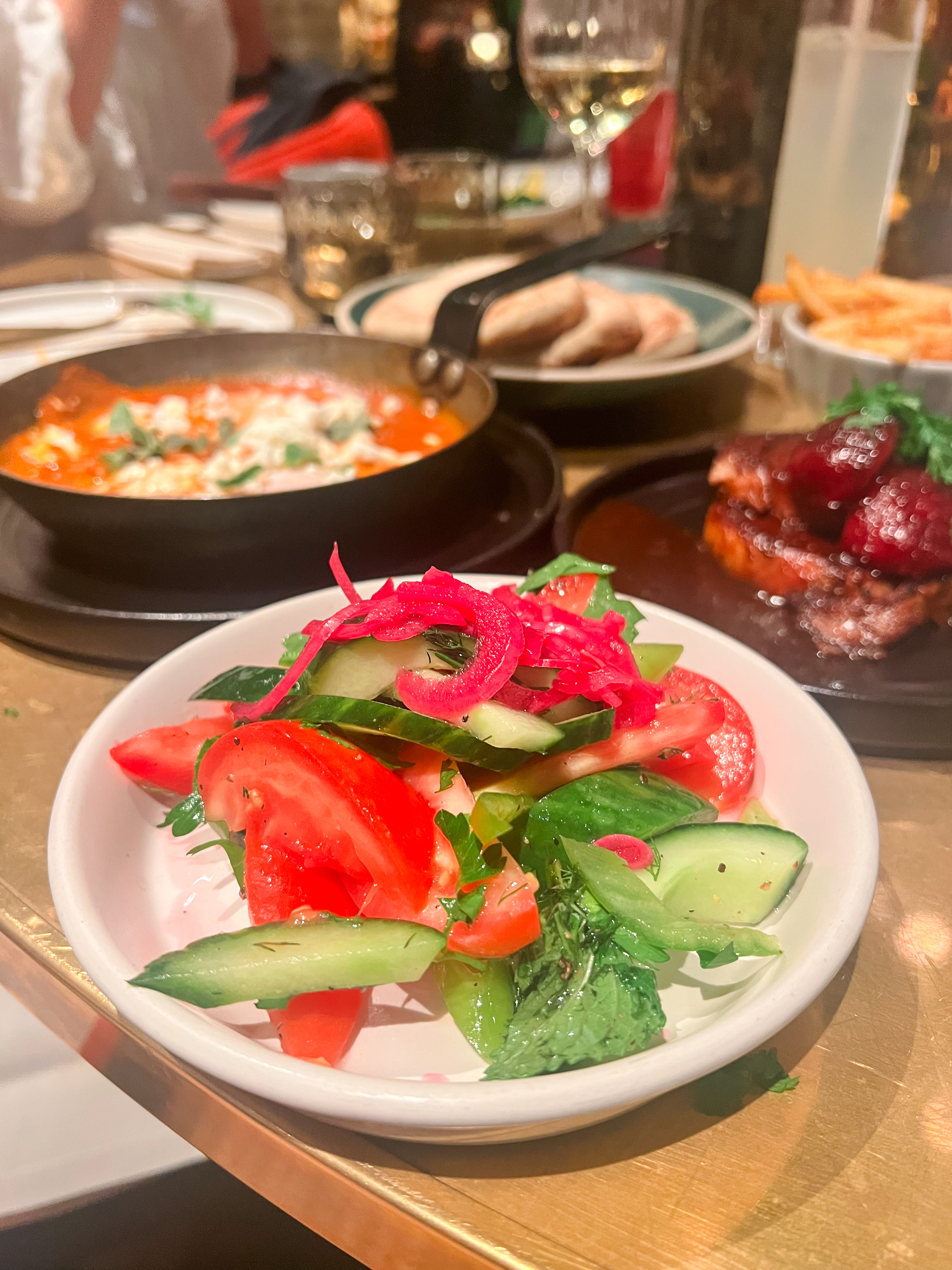 colorful Tel Aviv food in Soho, London