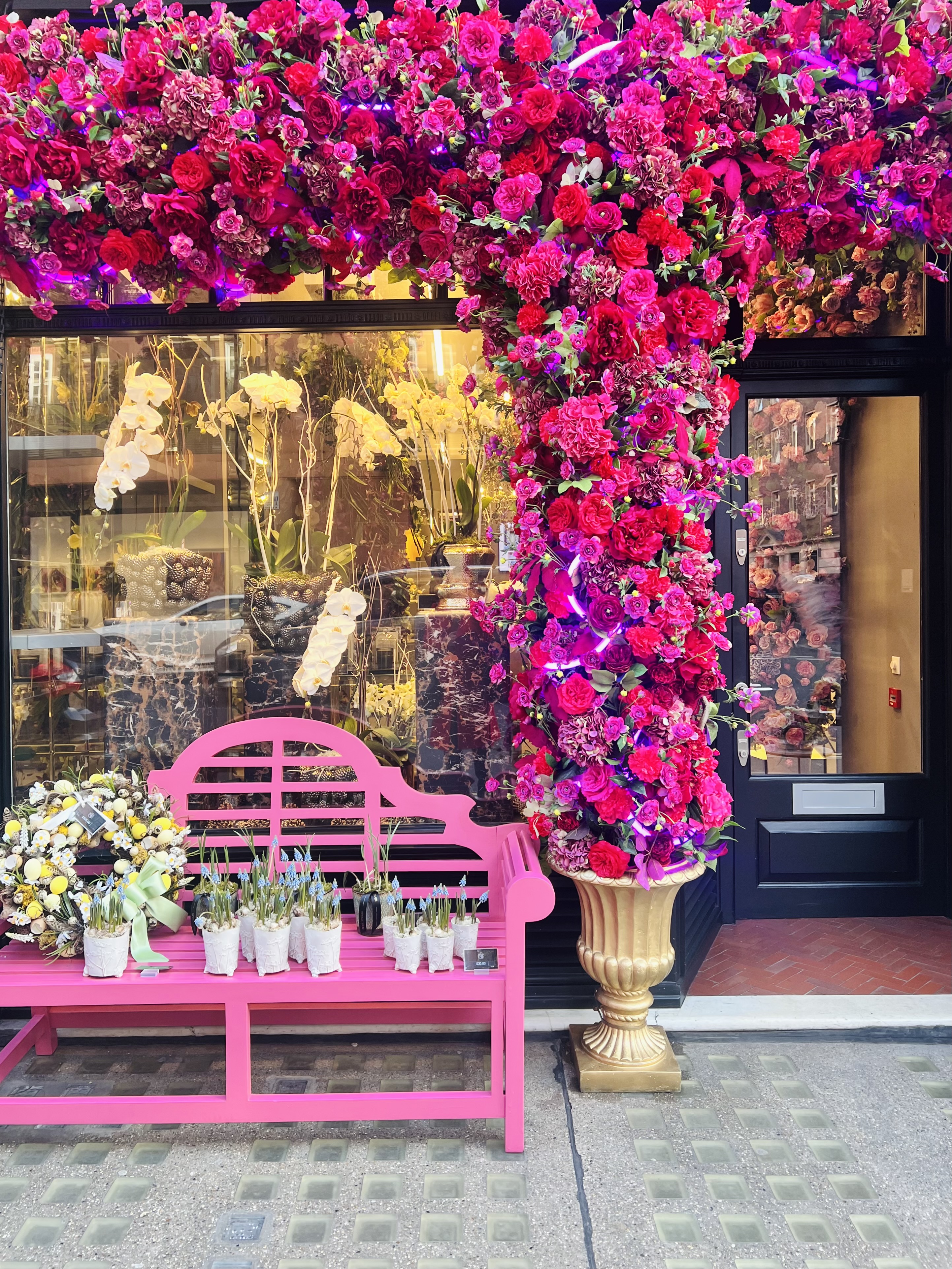 Flowers in Mayfair: romantic things to do for Valentine's Day in London